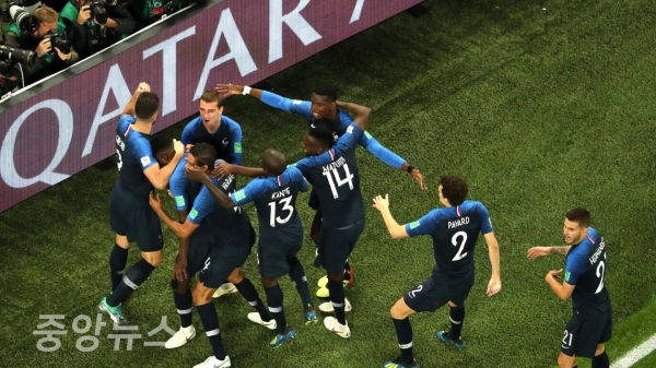 벨기에를 꺾고 월드컵 결승 진출에 성공한 프랑스 (사진=FIFA 제공)