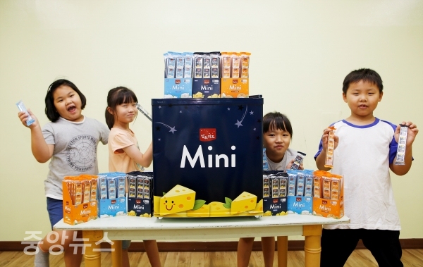 매일유업이 자사 제품인 ‘상하치즈 미니’ 기부를 통해 성장기 어린이들을 돕는다. (사진=매일유업 제공)