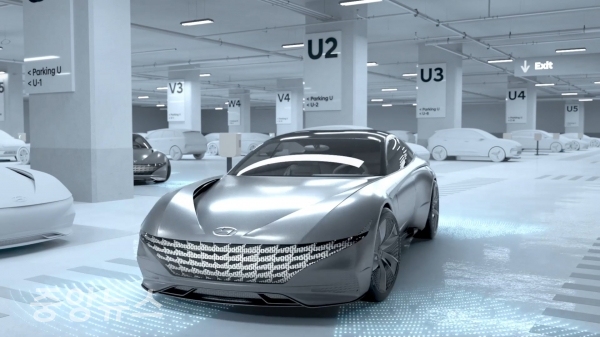 현대·기아차는 자율주차 콘셉트를 담은 3D 그래픽 영상을 통해 자율주행 자동차 시대의 청사진을 제시했다. (사진=현대·기아차 제공)