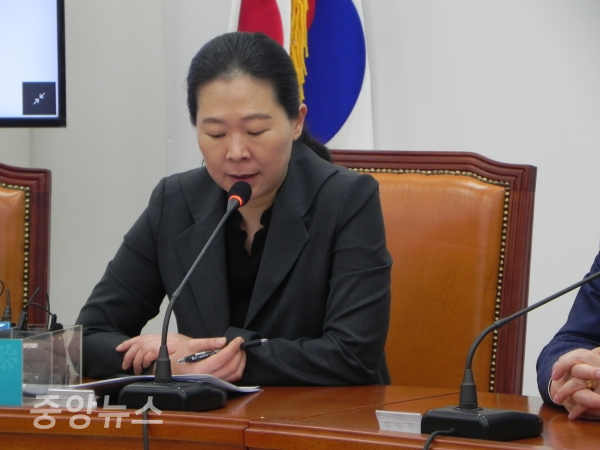 권은희 의원은 사개특위에서 추가 논의를 해보겠다고 밝혔다. (사진=박효영 기자)