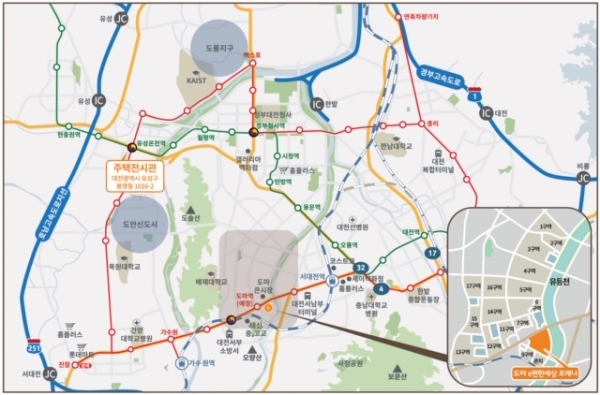 대림산업과 한화건설은 10월 중 대전광역시 서구 도마동 179-39번지(도마변동8재정비촉진구역) 일원에 ‘도마 e편한세상 포레나’를 분양한다.