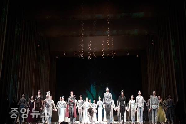 6일 예술의전당 오페라극장에서 국립발레단의 신작 ‘호이 랑’이 서울에서의 첫 무대를 가졌다 (사진=신현지 기자)