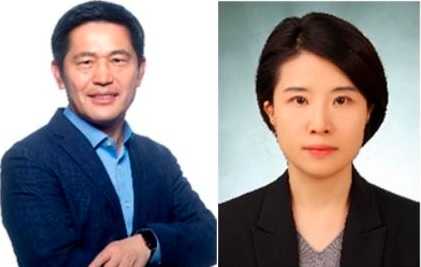 신임 이용우 이노션 대표(왼쪽)와 송미영 인재개발원장. (사진=현대자동차그룹)