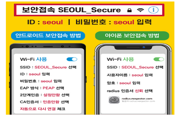 내년 1월1일부터 서울시내 1만2000여개 공공와이파이 SSID 일원화된다(사진=서울시)