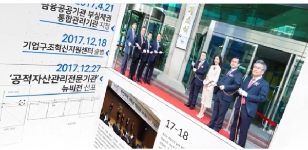 한국자산관리공사는 한국산업은행법에 따라 산업은행에서 담당했던 부실채권 회수 업무 이관을 위해 출발했다.(사진=홍보영상 캡처)