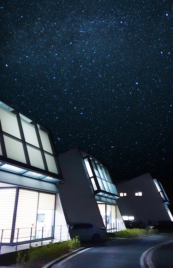 보현산 별빛테마마을 전경 사진
