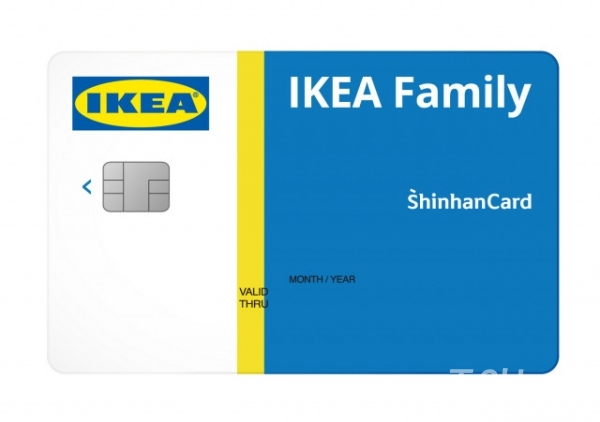 멤버십이 탑재된 PLCC인 ‘IKEA Family with 신한카드.(사진=신한카드 제공)