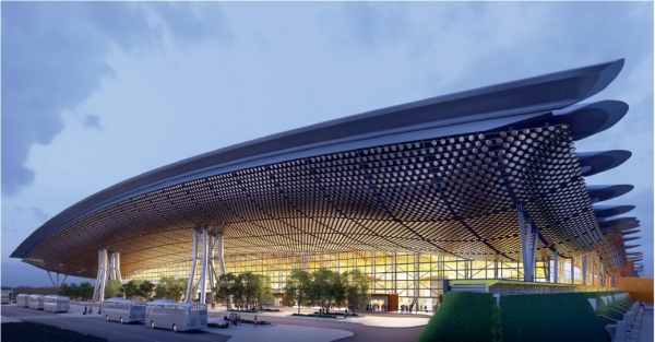 포스코가 삼성물산(건설)이 시공하는 대만 타오위안 국제공항 제3터미널 신축 공사에 소요되는 건설용 후판 7만톤을 전량 공급한다고 2일 밝혔다. (사진=포스코)
