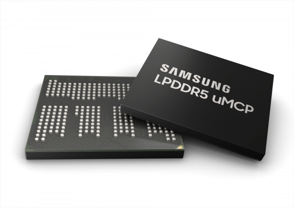삼성전자는 5G 스마트폰 시대를 주도할 고성능 모바일 D램과 낸드플래시 메모리를 결합한 LPDDR5 uMCP 신제품을 출시했다고 15일 밝혔다. (사진=삼성전자)