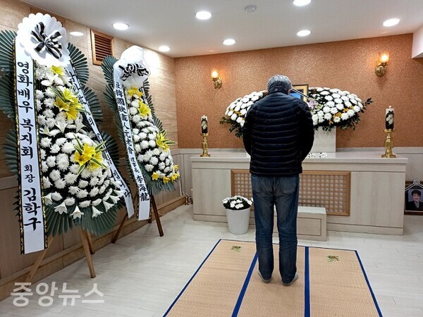 고인의 빈소는 서울 을지로 백병원 장례식장에 마련됐다. (사진=영화배우 한지일님 제공)