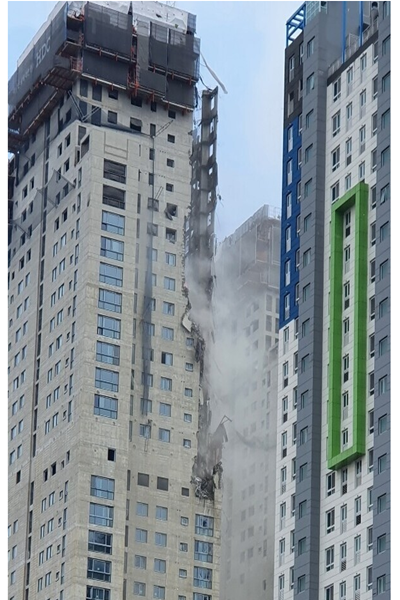 작년 6월dp 발생한 광주 학동 철거건물 붕괴사고 장면 (사진=중앙뉴스DB)