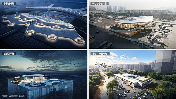 현대건설 컨소시엄이 발표한 한국형 버티포트 콘셉트 디자인 (사진=현대건설)