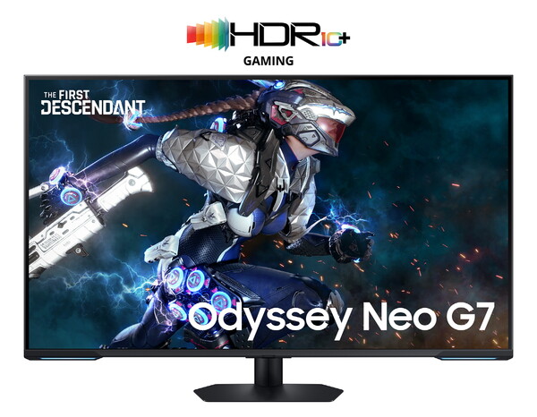 ‘HDR10+게이밍’ 기술이 적용된 ‘오디세이 네오(Odyssey Neo) G7’ (제공=삼성전자)