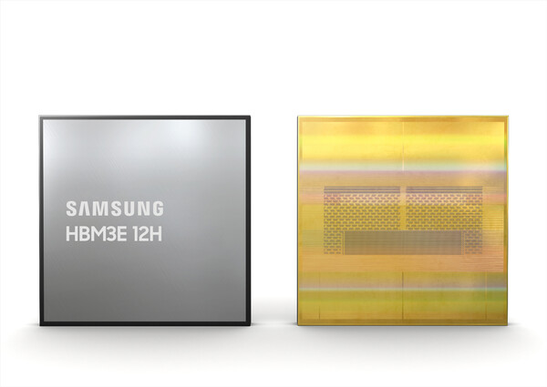 삼성전자가 36GB(기가바이트) HBM3E(5세대 HBM) 12H(High, 12단 적층) D램 개발에 성공하고 고용량 HBM 시장 선점에 나선다. (제공=삼성전자)