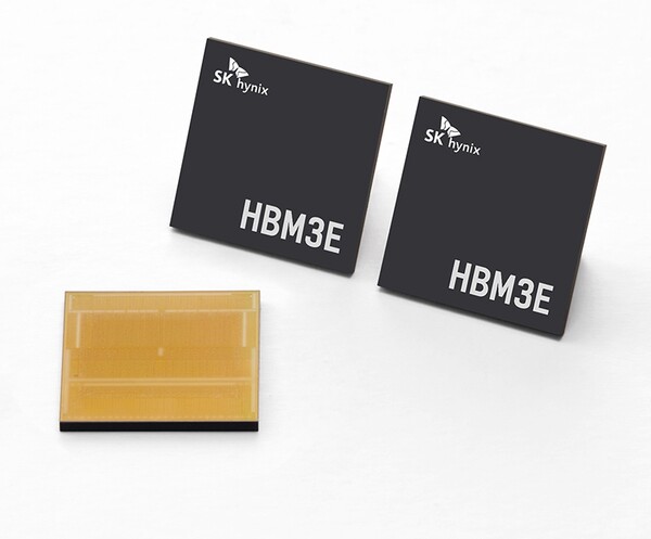 SK하이닉스는 초고성능 AI용 메모리 신제품인 HBM3E를 양산해 3월 말부터 제품 공급을 시작한다고 19일 밝혔다. (제공=SK하이닉스)