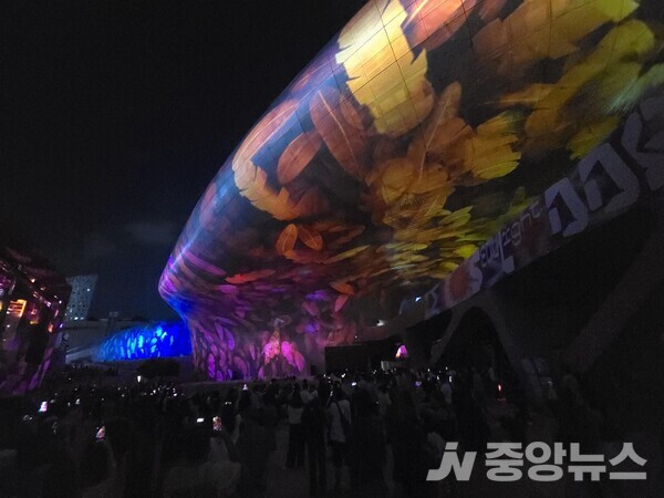 사진: 서울라이트 DDP 2025 가을의 디스트릭트의 Eternal Nature 3. 류재림 25.9.2 갤럭시S24 울트라 촬영