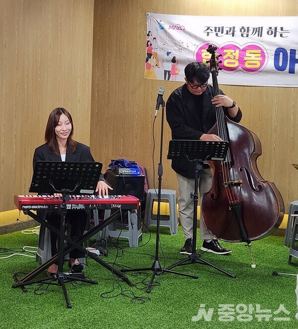 합정동 ‘아주 작은 음악회’(사진: 윤장섭 기자)