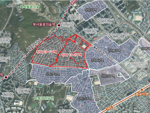 장위13-1/2구역’ (옛 장위13구역) 위치도 (사진=서울시)