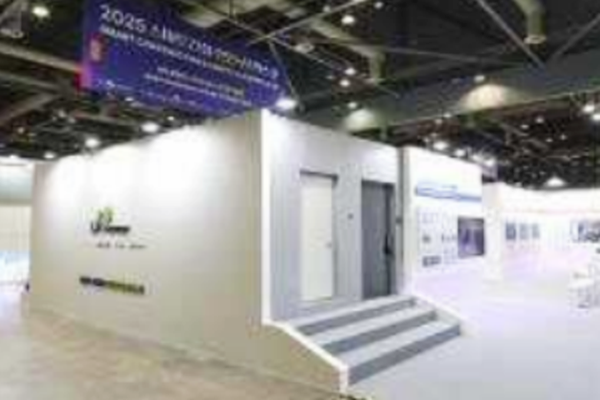 2025 스마트건설·안전·AI 엑스포’에서 선보이는 모듈러주택 (사진=국토부)